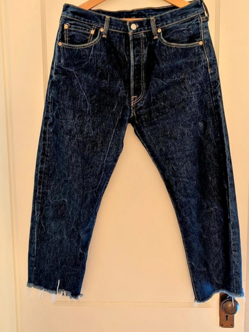 Levi's 501 Original Fit Jeans Black Straight Leg